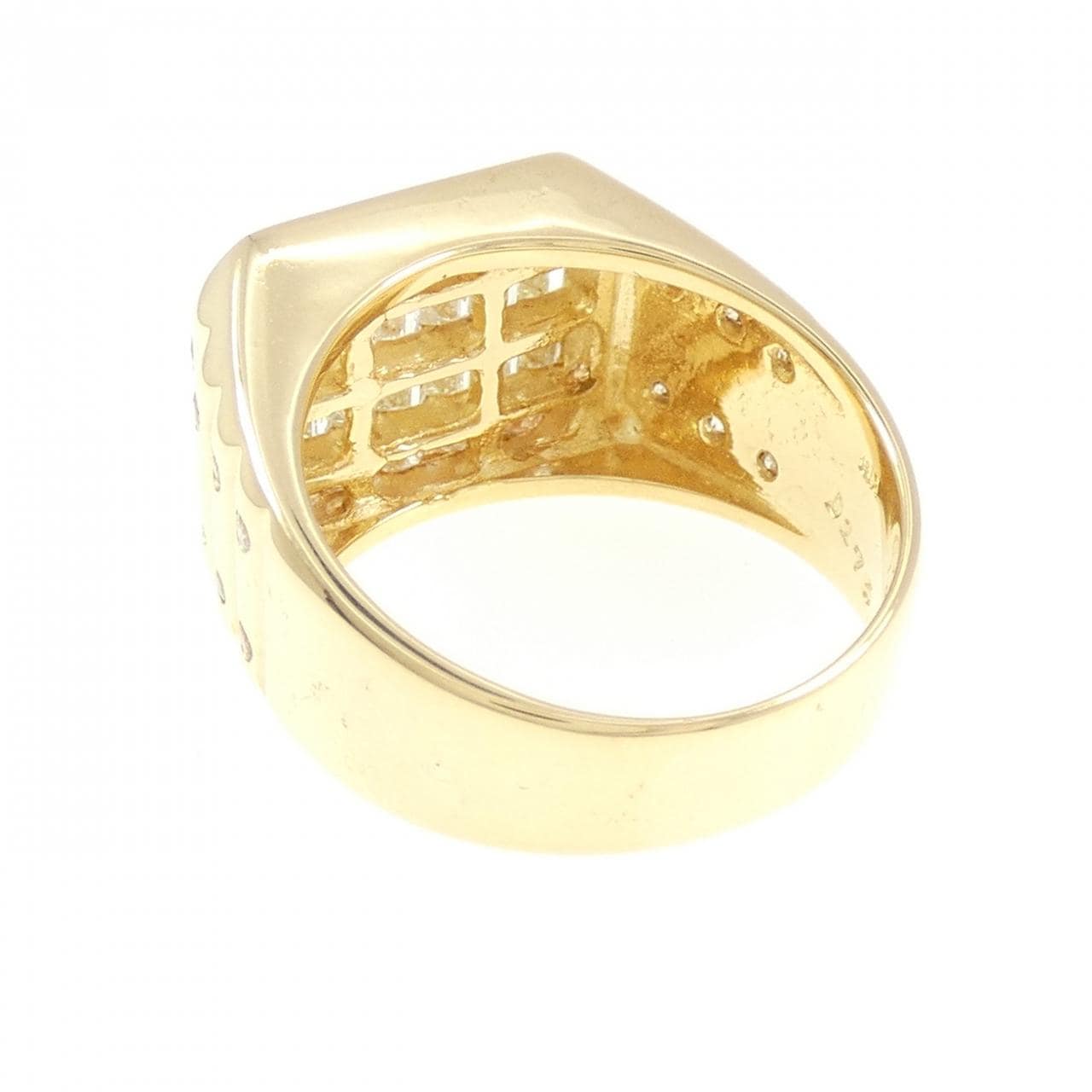 K18YG ダイヤモンド リング 1.75CT