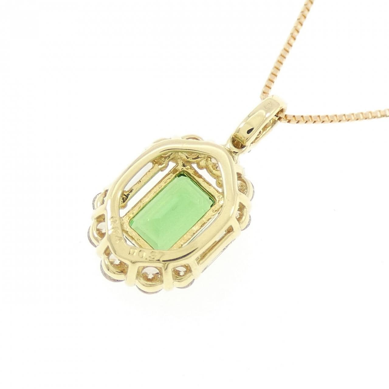 K18YG ガーネット ネックレス 0.64CT