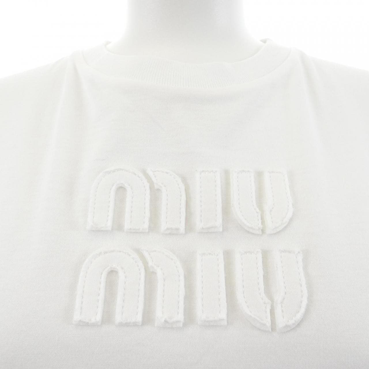 ミュウミュウ MIU MIU コットンジャージー MJN483 S232 1YXT Tシャツ