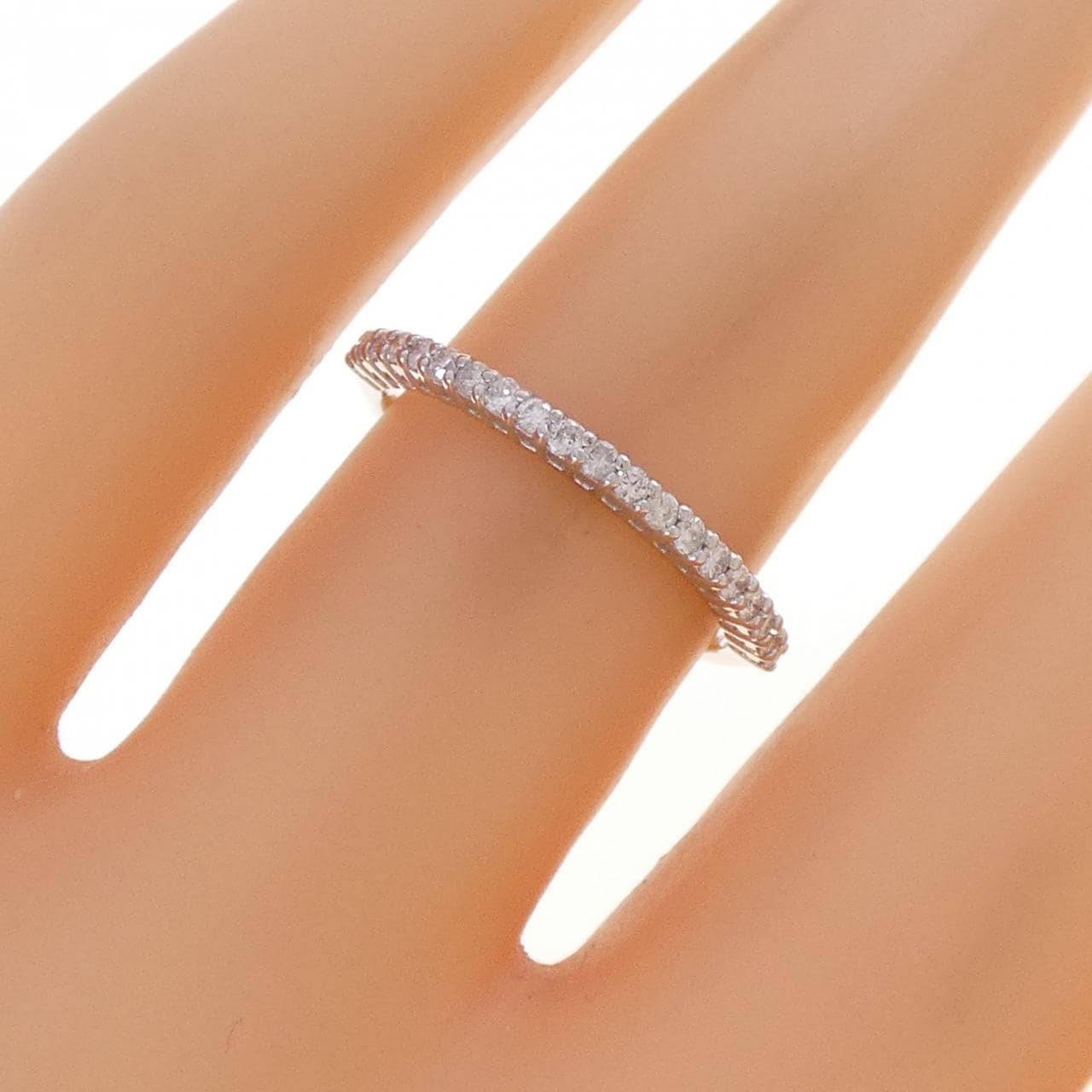 K18WG ダイヤモンド リング 0.20CT