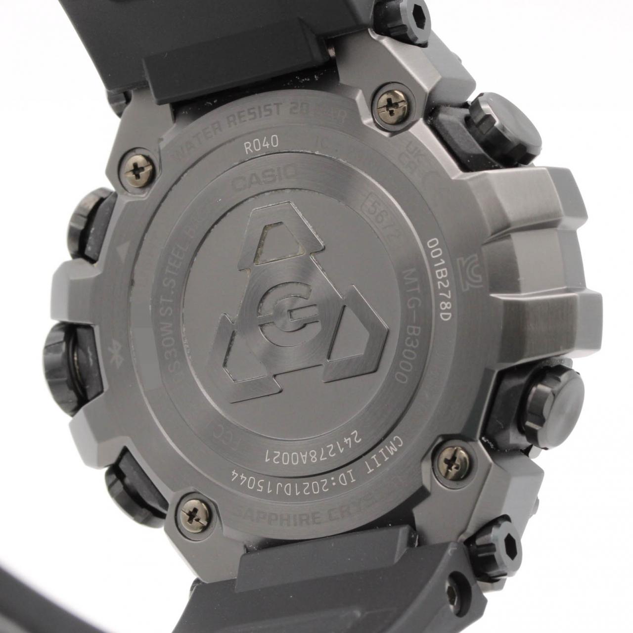 カシオ G-SHOCK･MT-G 電波時計 MTG-B3000B-1AJF SS ソーラークォーツ