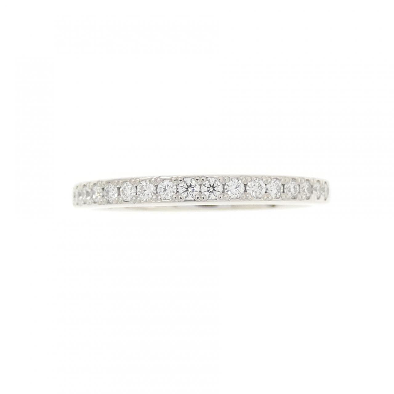 PT950 ハーフエタニティ ダイヤモンド リング 0.138CT