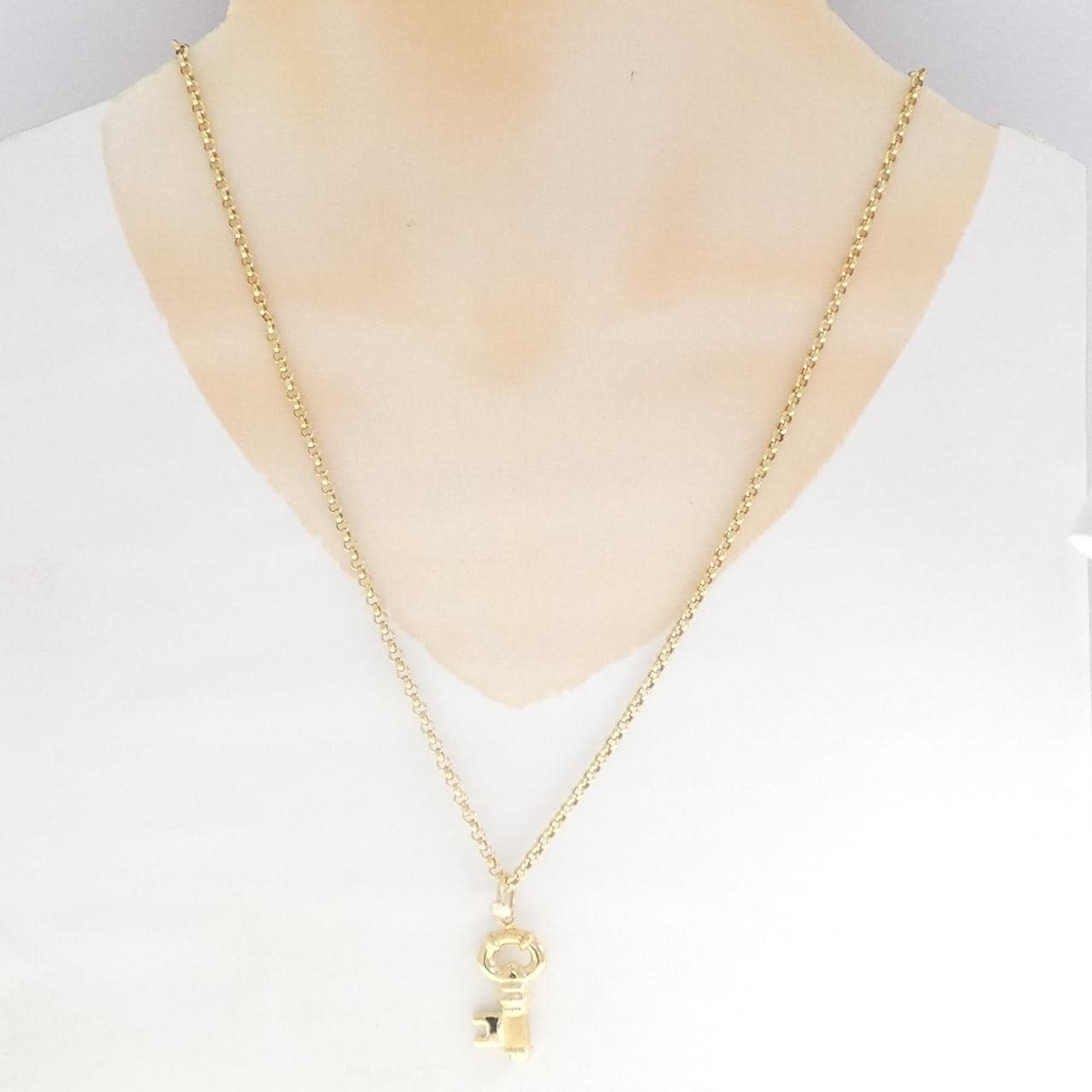 750YG キー ネックレス