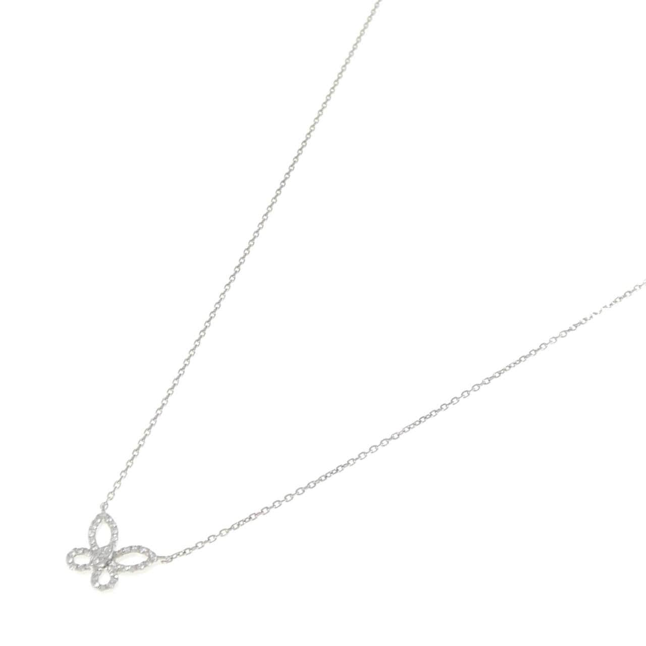 Graff Mini Butterfly Silhouette Necklace