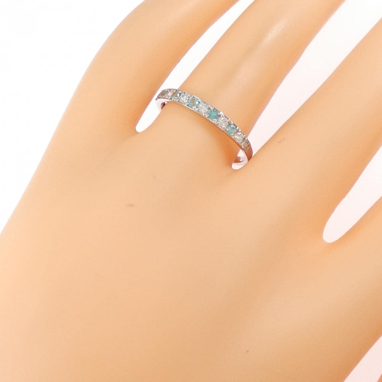 PT950 トルマリン リング 0.15CT