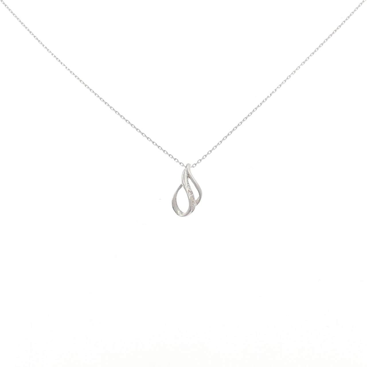 PT900/PT850 ダイヤモンド ネックレス 0.01CT