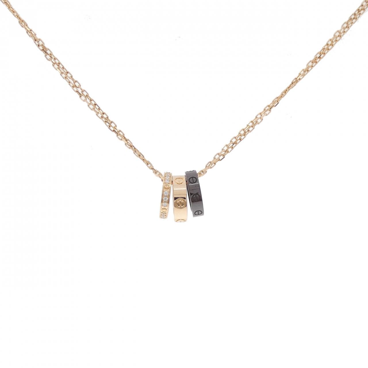 CARTIER LOVE三圈项链