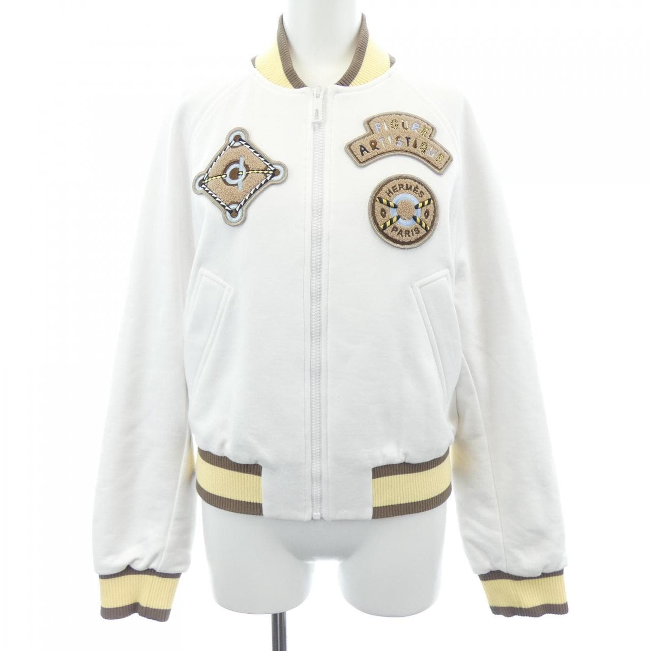 エルメス HERMES FIGURE ARTISTIQUE VARSITY EMBROIDE 3H4208DD ブルゾン
