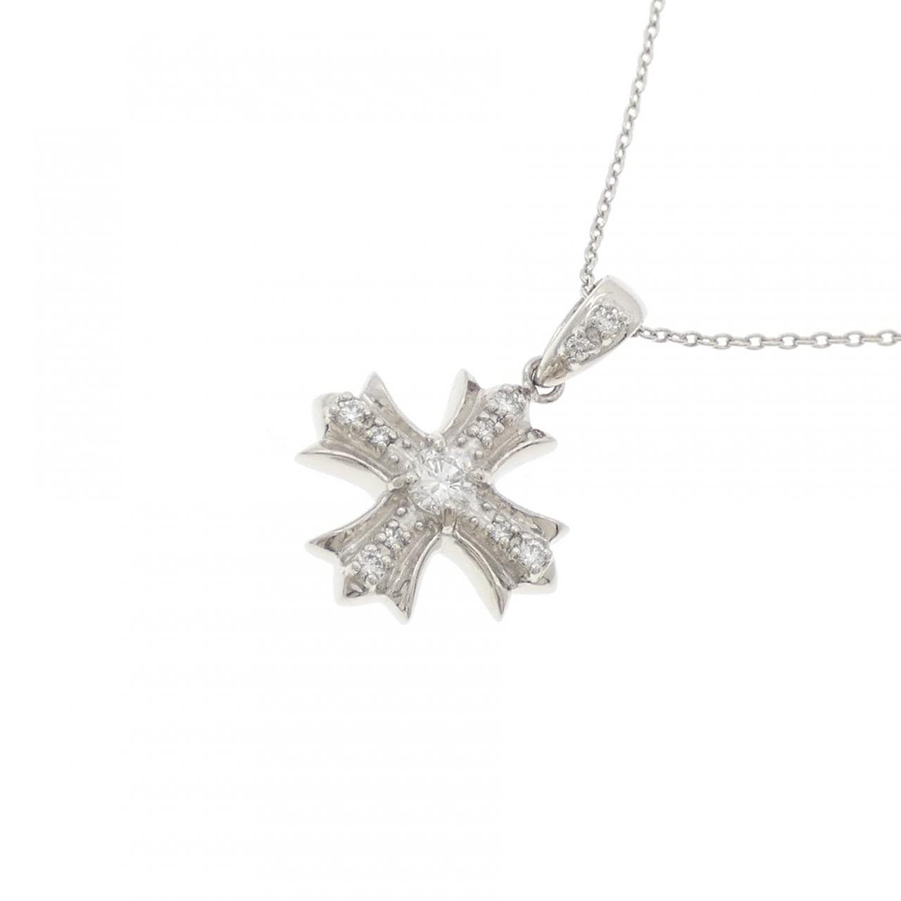 ユキザキ ダイヤモンド ネックレス 0.12CT