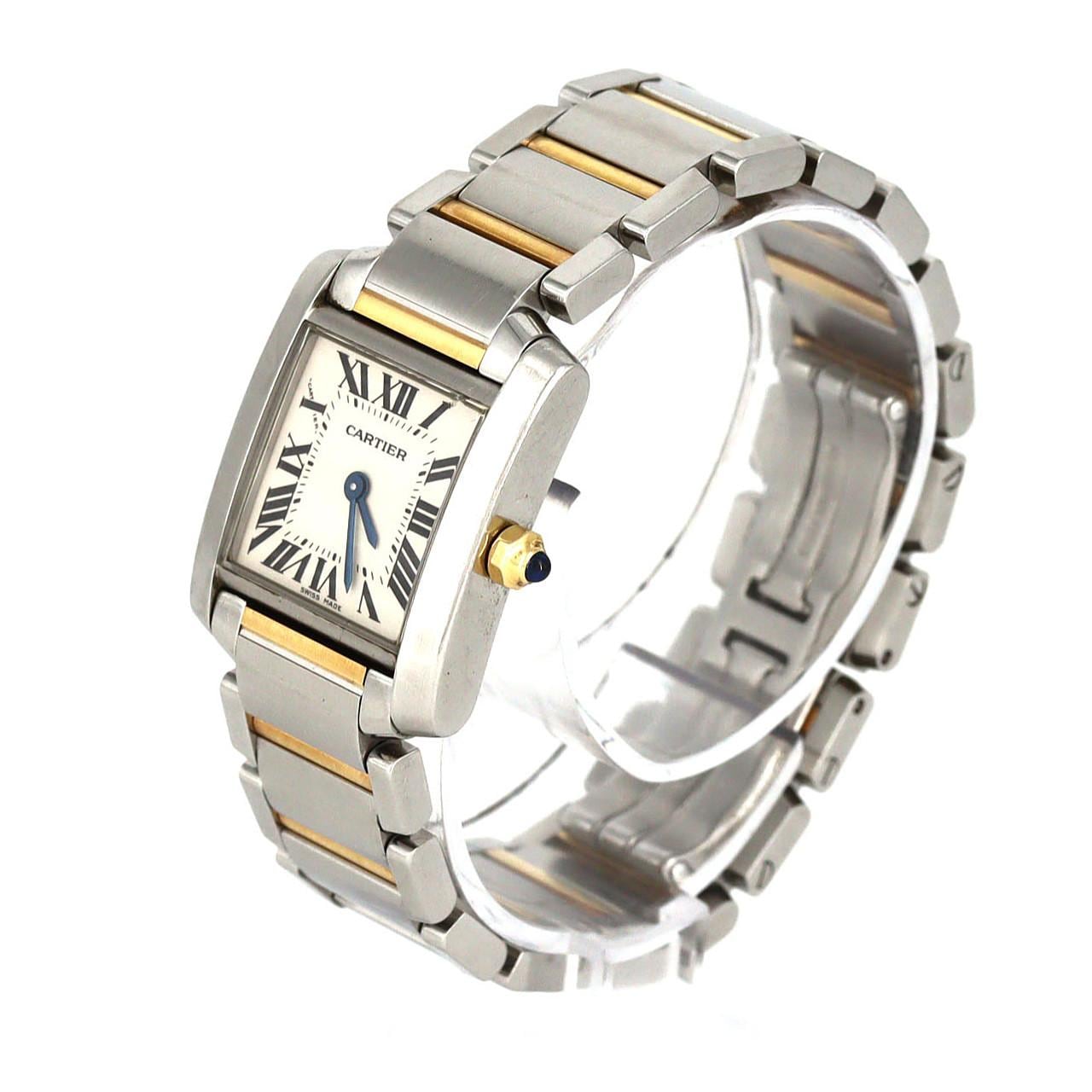 【ノーメンテナンス還元価格】カルティエ タンクフランセーズSM コンビ W51007Q4 SSxYG クォーツ