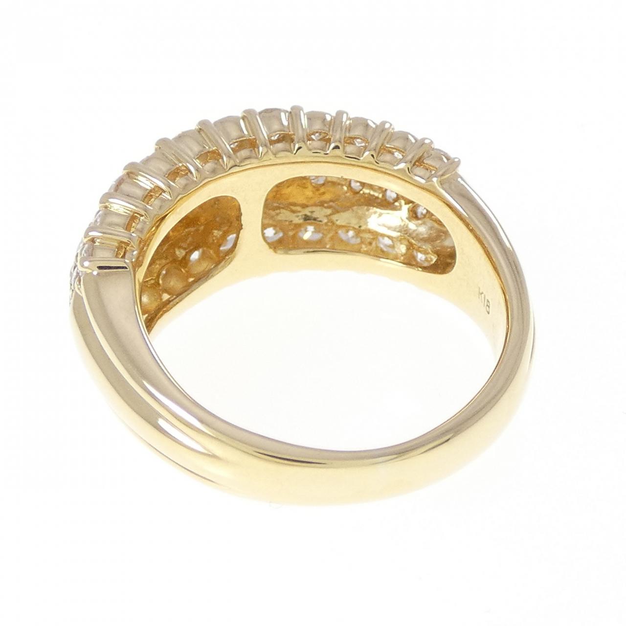 K18YG ダイヤモンド リング 1.25CT