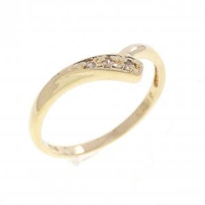 K18YG ダイヤモンド リング 0.03CT