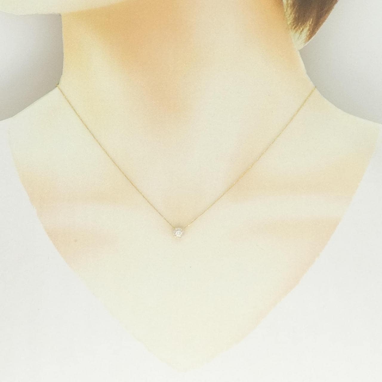 ヴァンドーム ダイヤモンド ネックレス 0.12CT