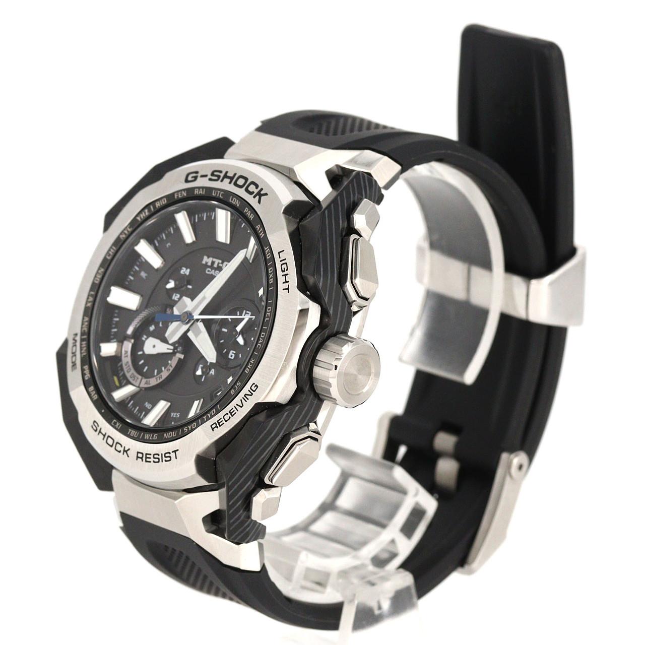 カシオ G-SHOCK･MT-G 電波時計 MTG-B4000-1AJF SSxカーボン ソーラークォーツ