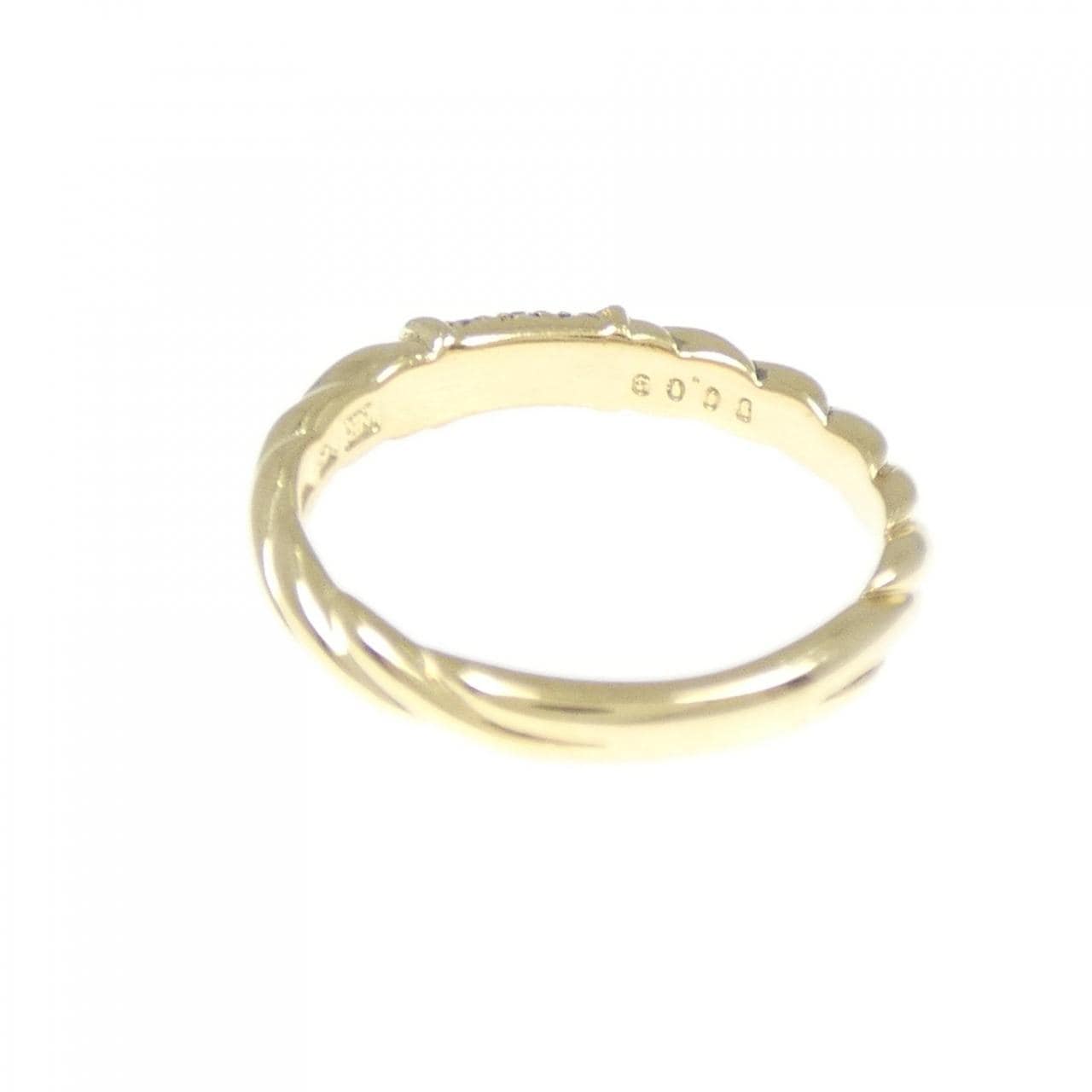 K18YG ダイヤモンド リング 0.09CT
