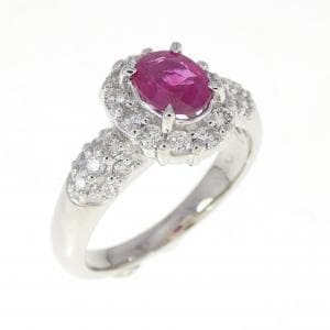 PT ルビー リング 0.70CT
