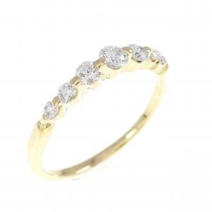 K18YG ダイヤモンド リング 0.34CT