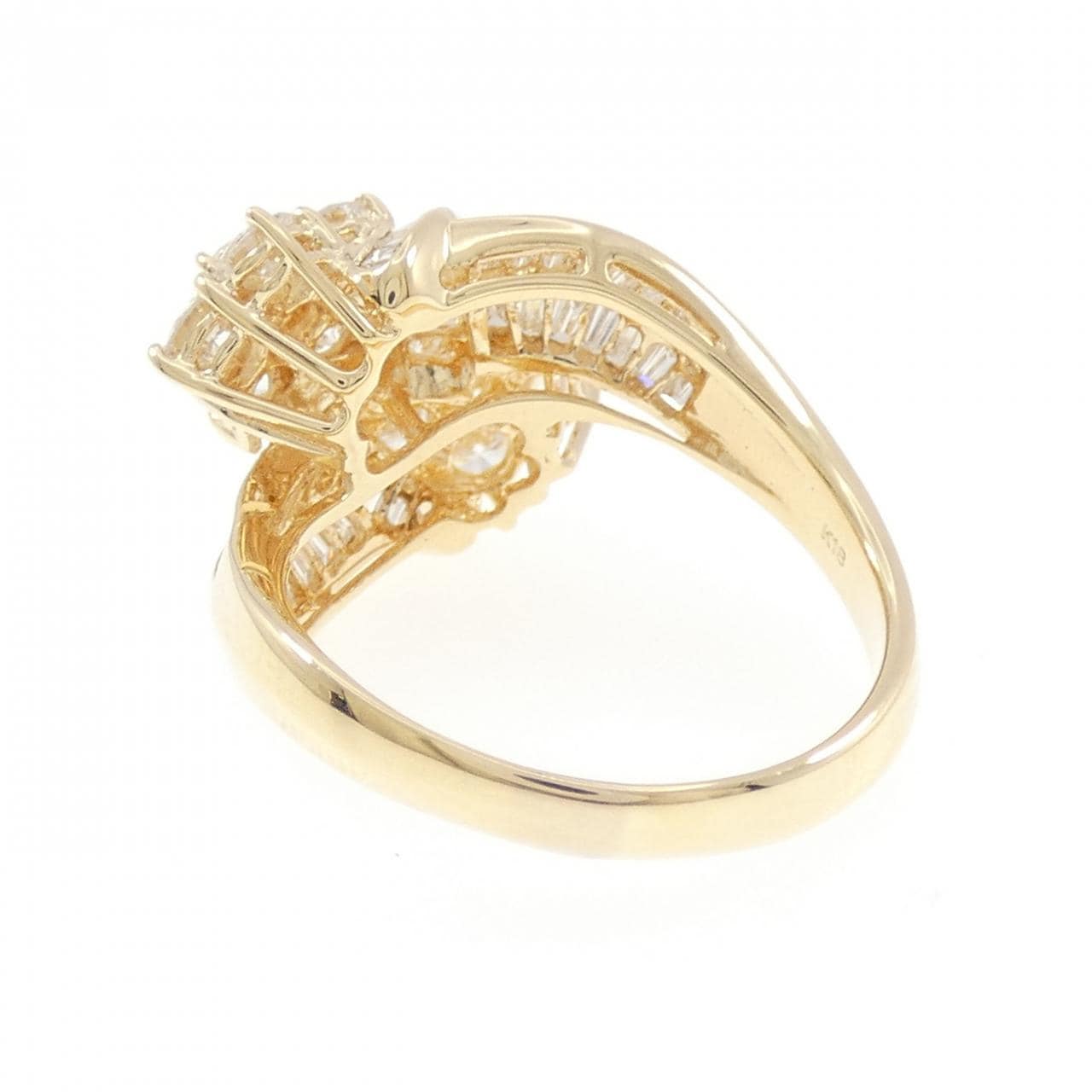 K18YG ダイヤモンド リング 1.50CT