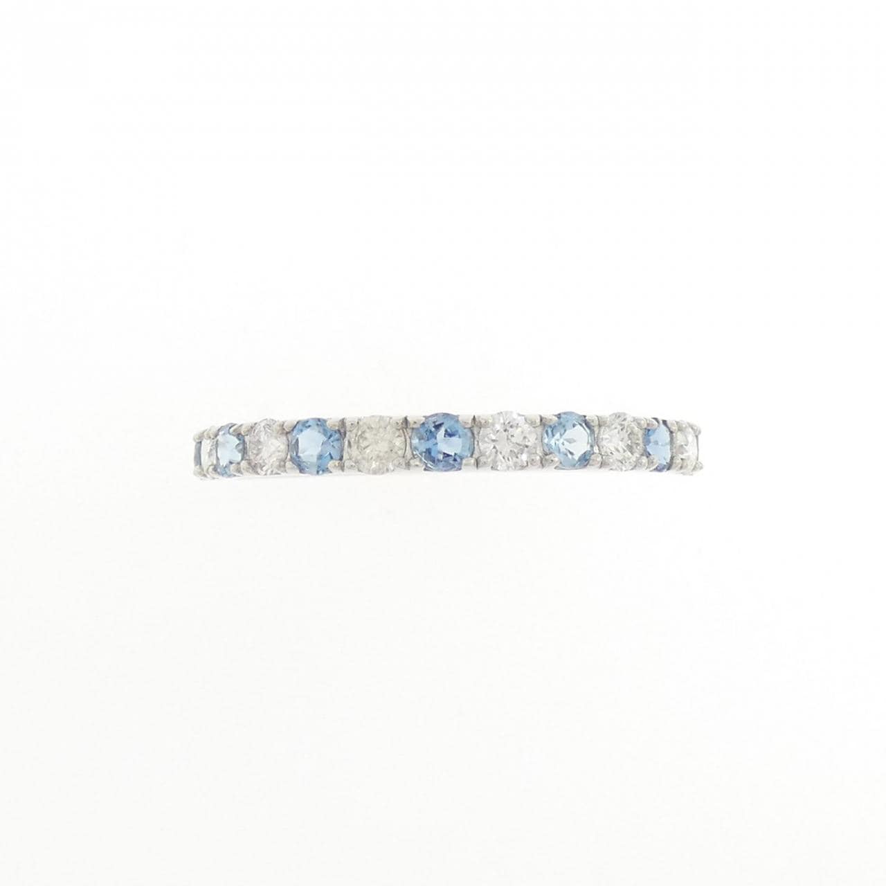 PT950 アクアマリン リング 0.20CT