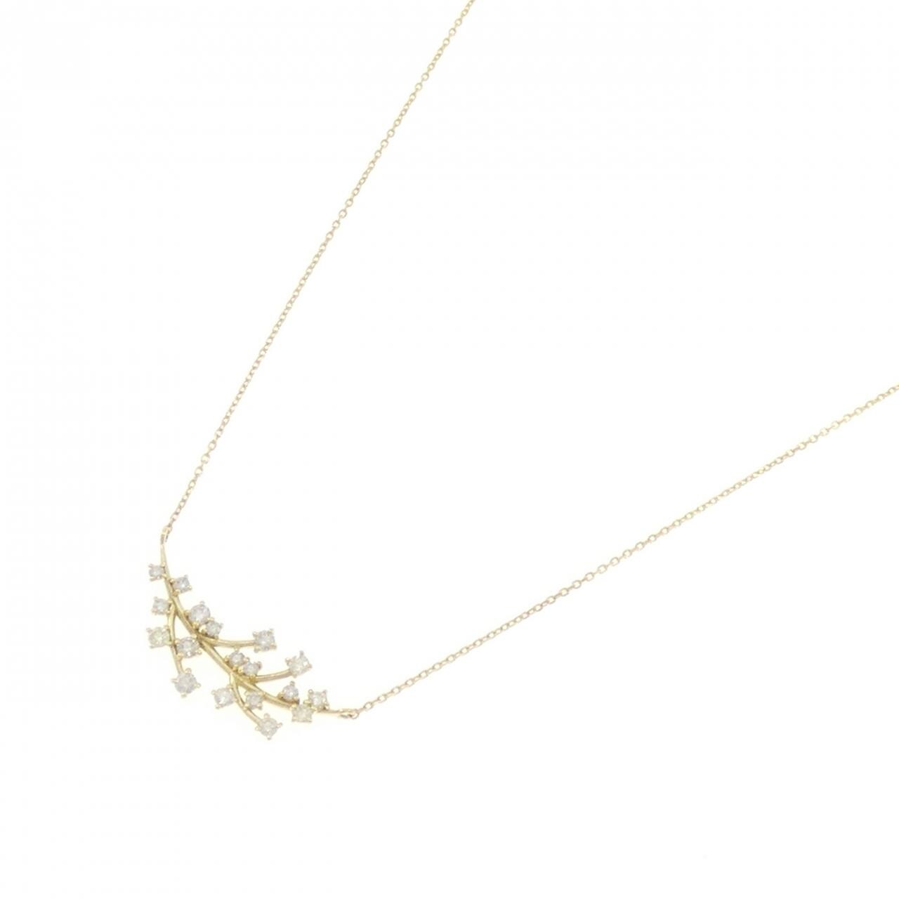 K18YG ダイヤモンド ネックレス 0.30CT