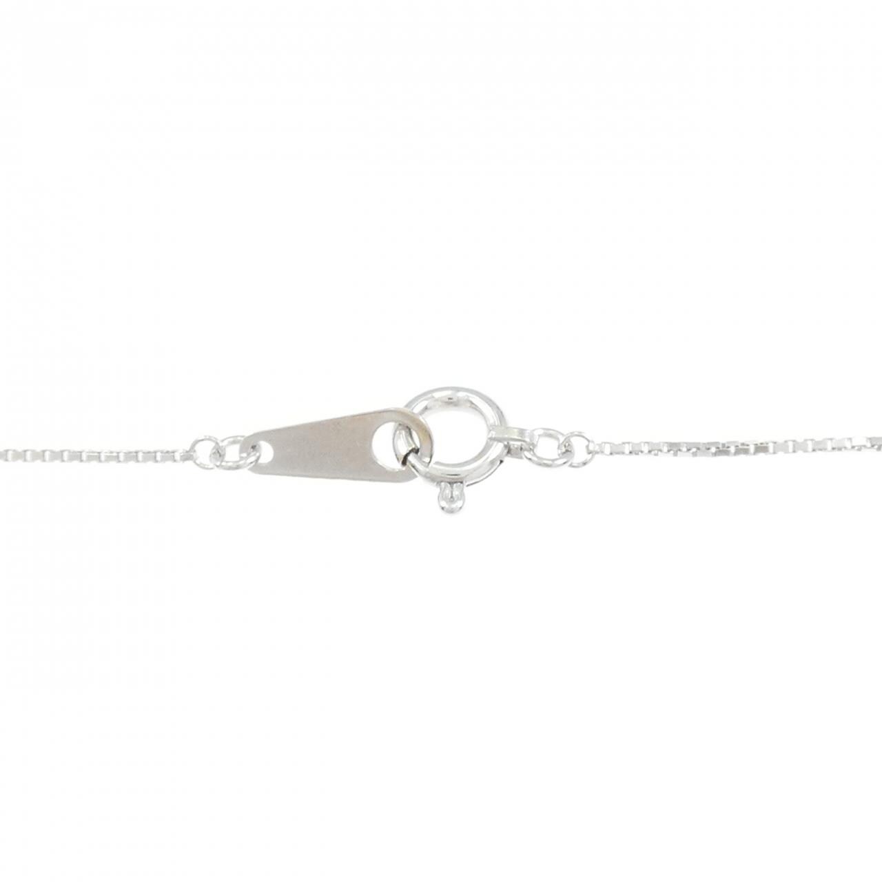 K18WG クロス ダイヤモンド ネックレス 0.30CT