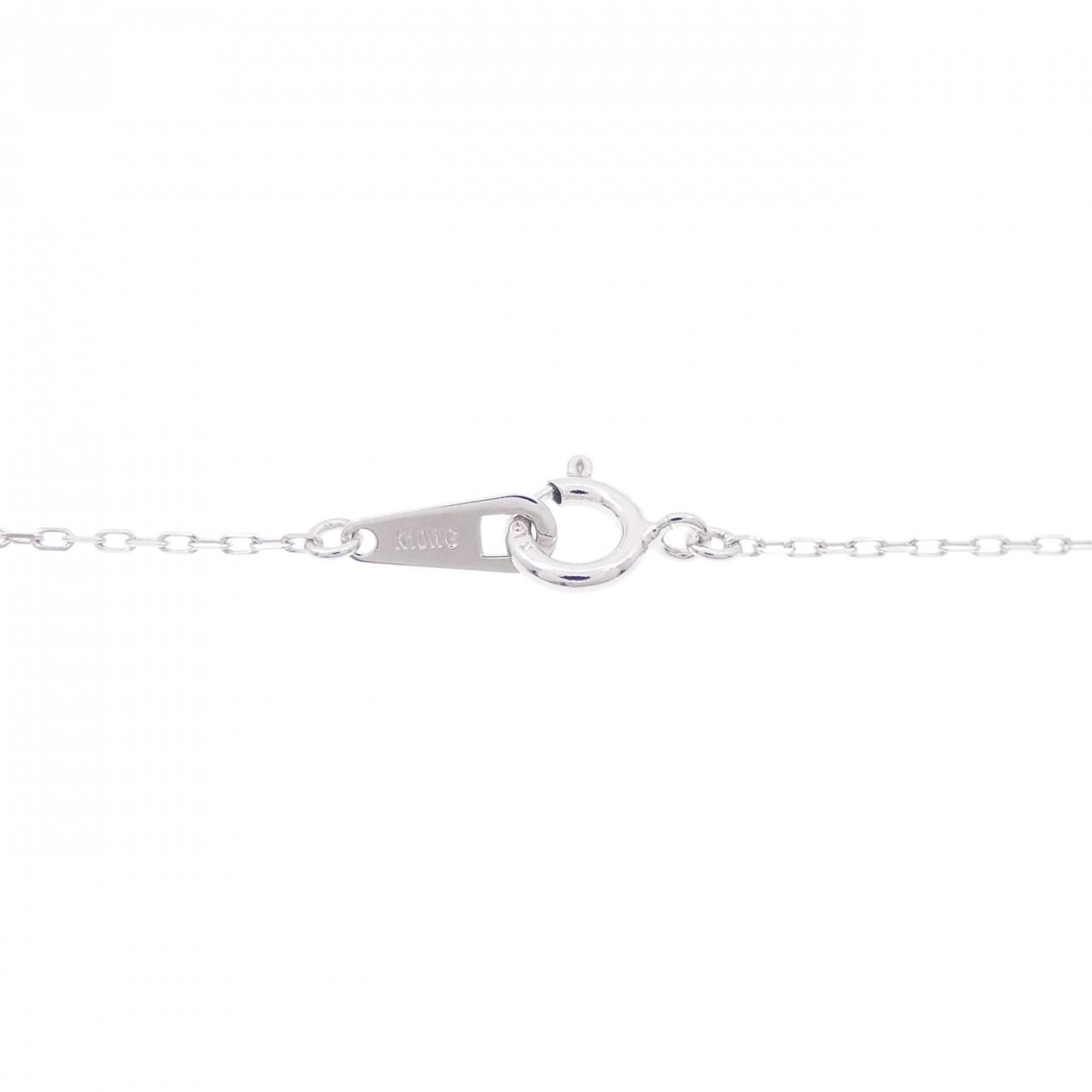 K10WG Moon Diamond Necklace 0.07CT