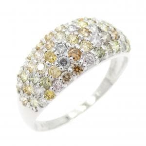 K18WG パヴェ ダイヤモンド リング 1.00CT