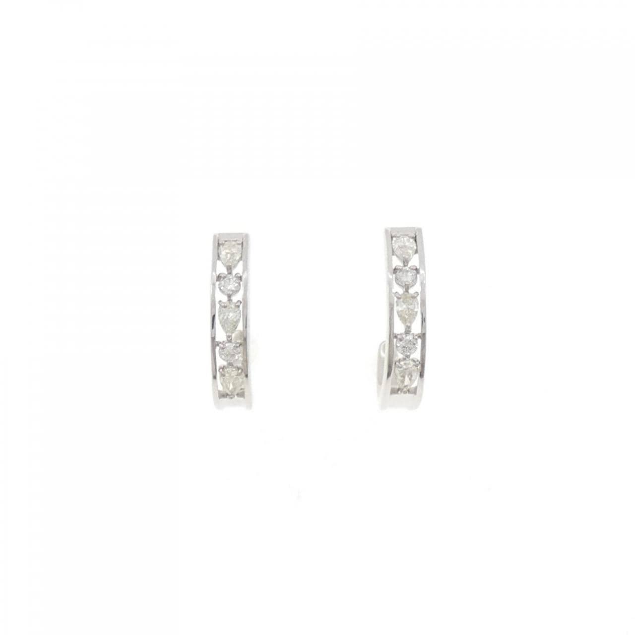 【新品】PT900 ダイヤモンド ピアス 0.34CT