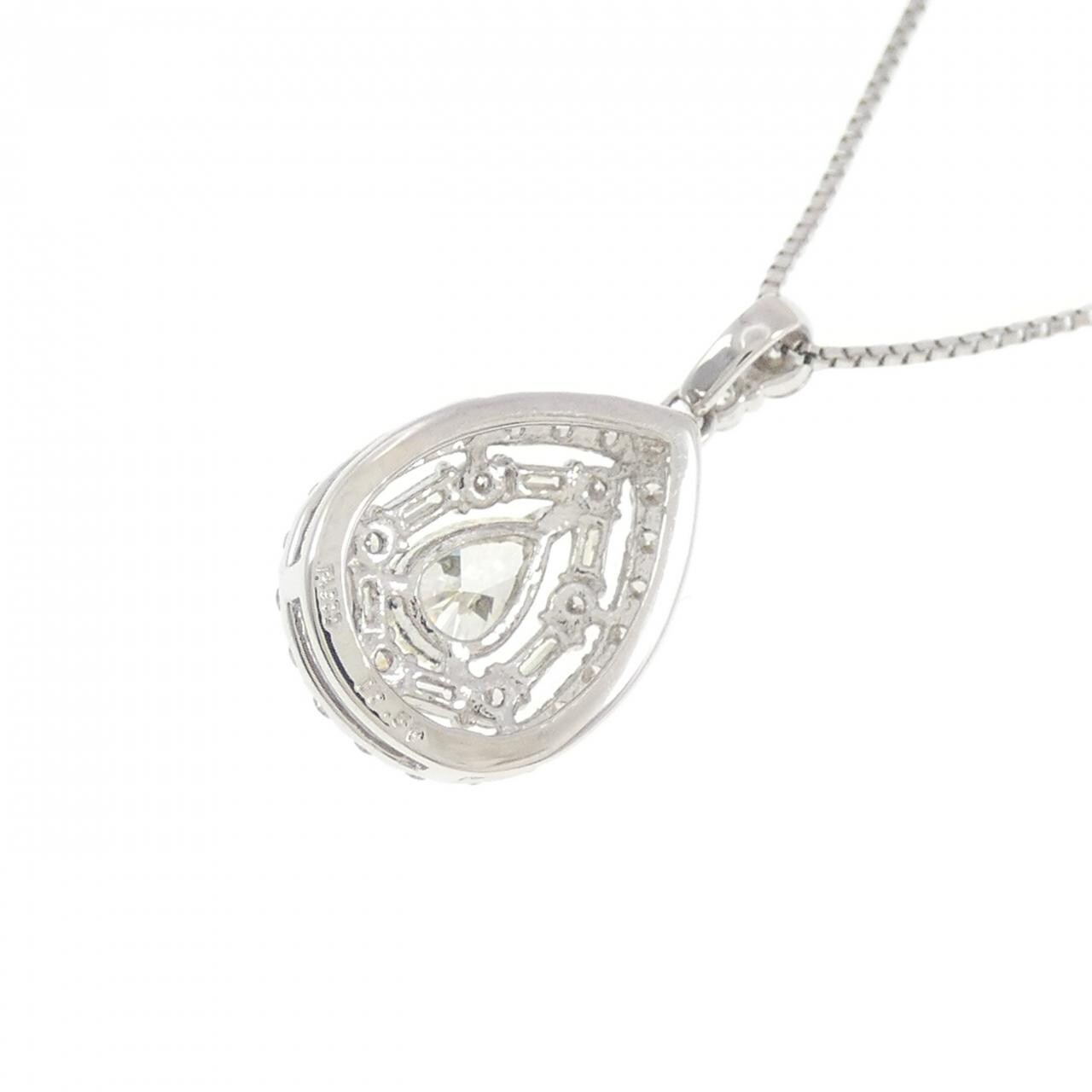 【新品】PT900/PT850 ダイヤモンド ネックレス 0.50CT
