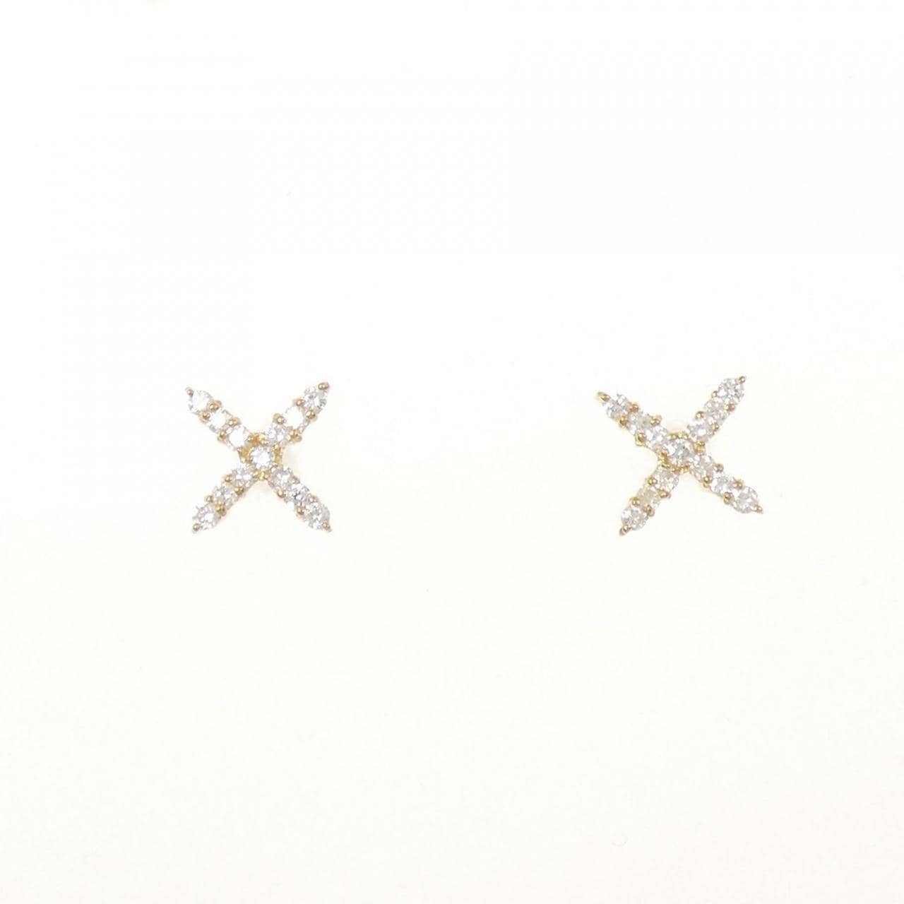 【リメイク】K18YG ダイヤモンド ピアス 0.20CT