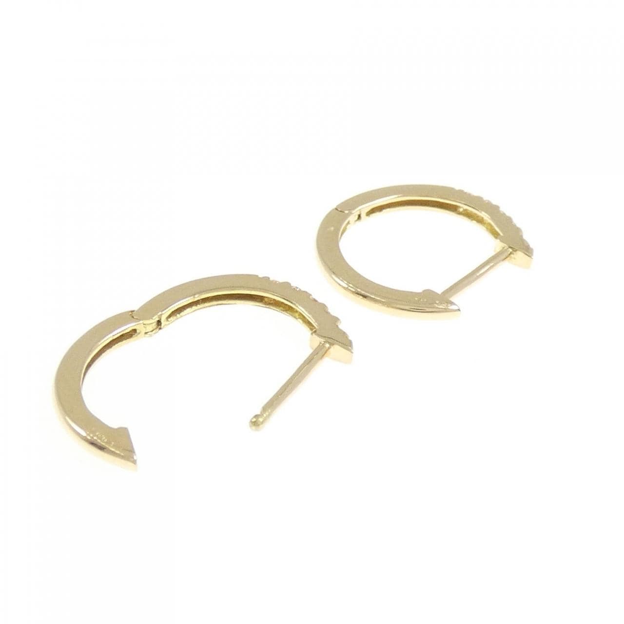 【リメイク】K18YG ダイヤモンド ピアス 0.10CT
