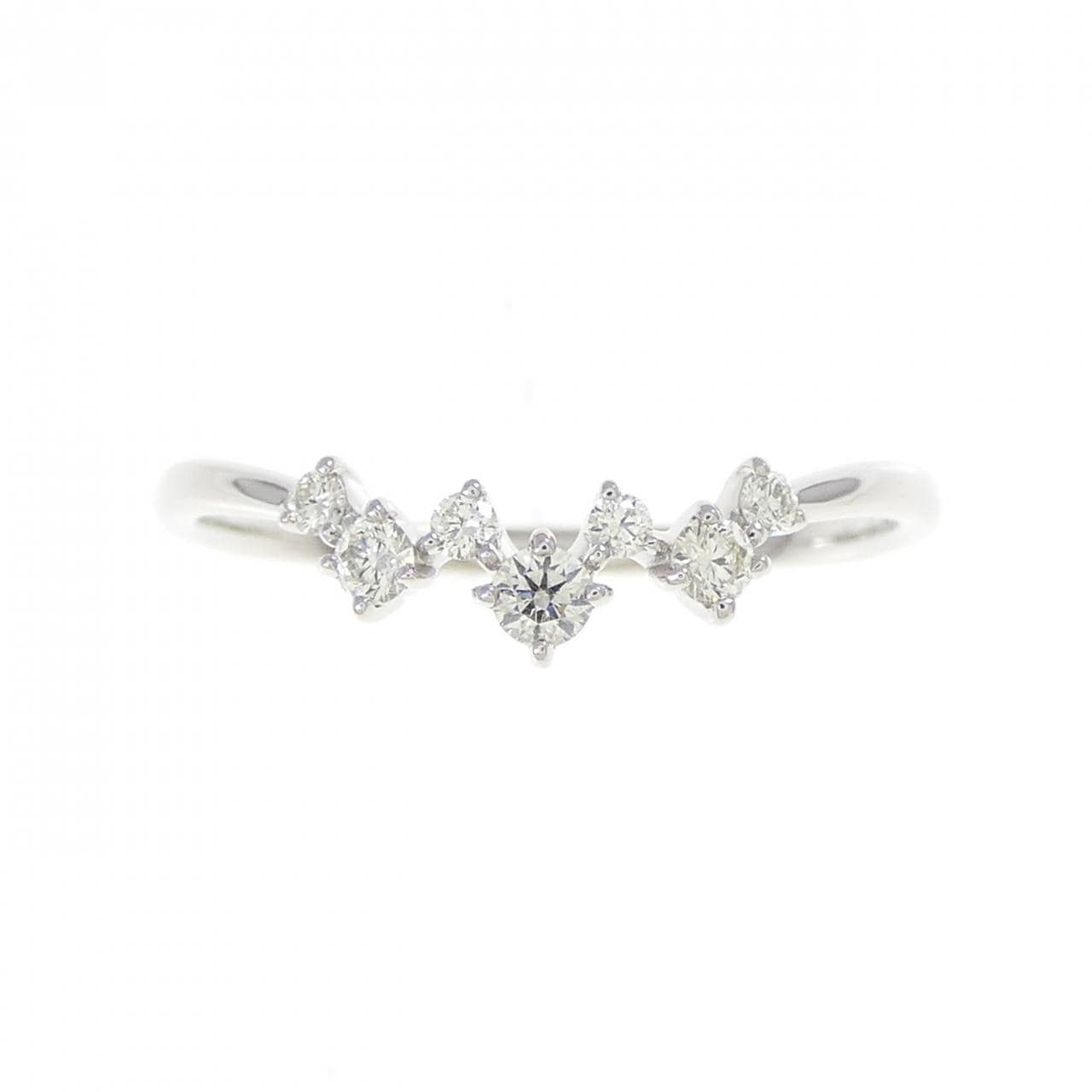 PT950 ダイヤモンド リング 0.11CT