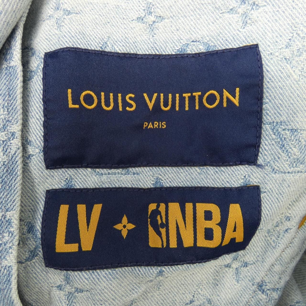 ルイヴィトン LOUIS VUITTON NBAジップスルーフーディ HLA01WUZD デニムジャケット
