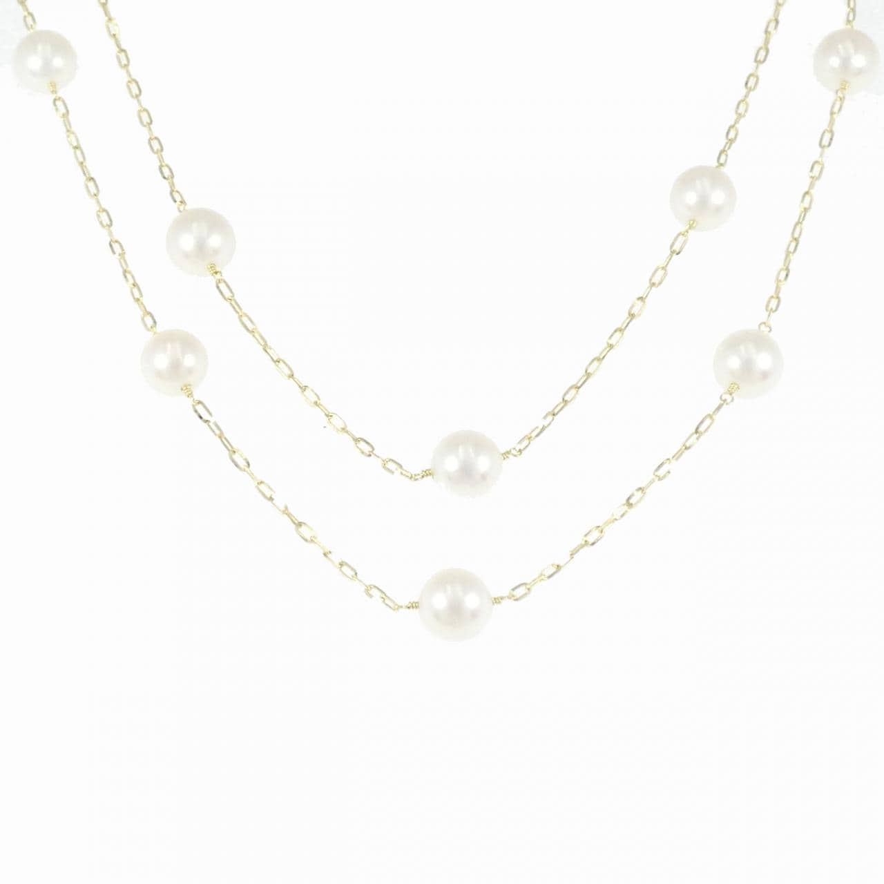 K18YG アコヤパール ネックレス