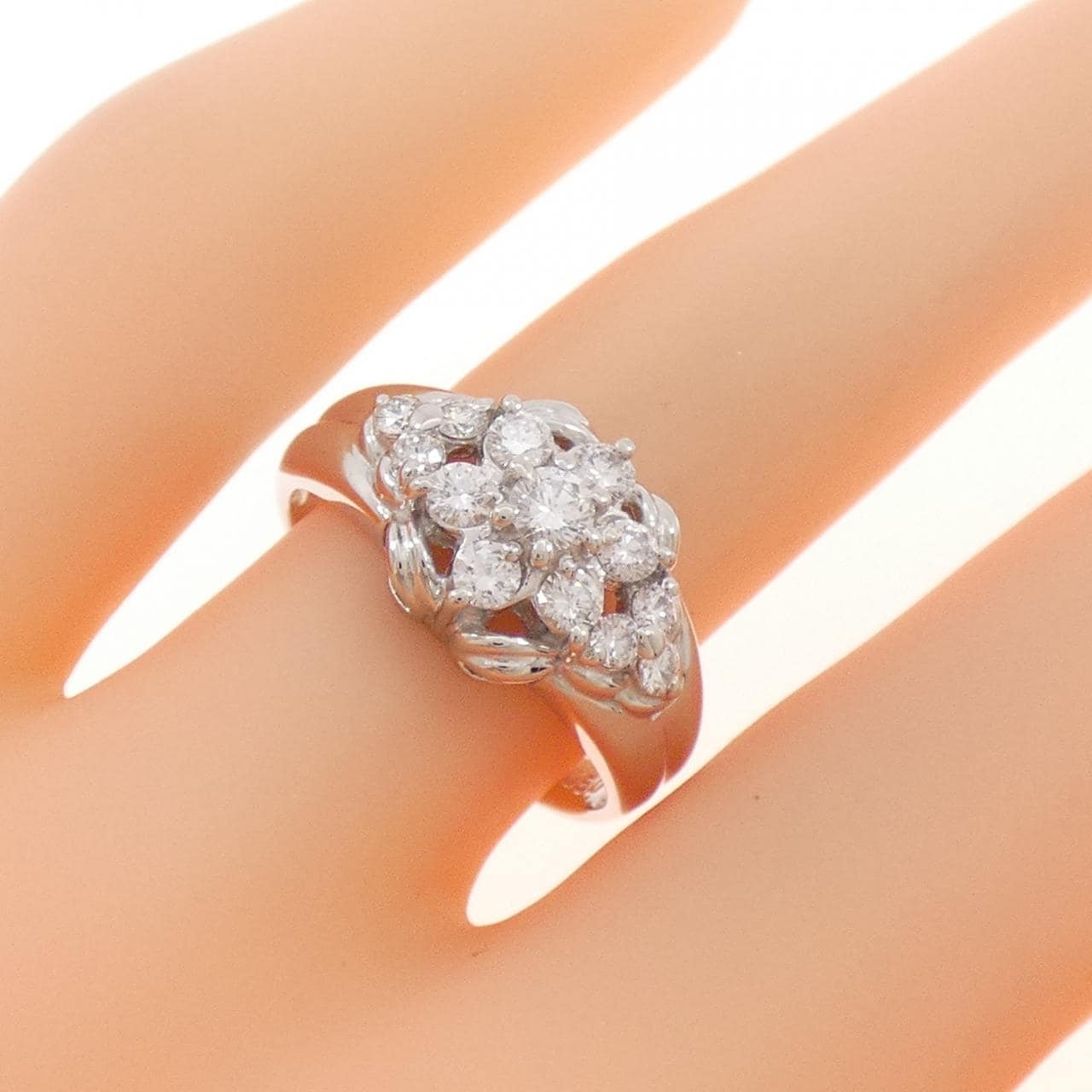 PT900 ダイヤモンド リング 0.50CT