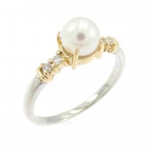 PT900/K18YG アコヤパール リング 5.1mm