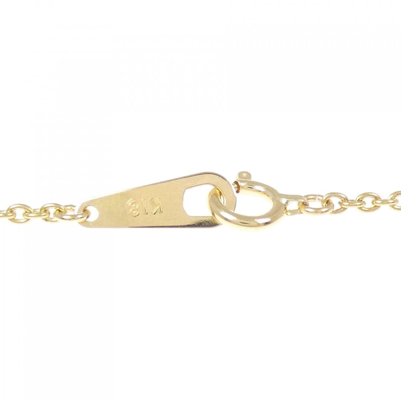 K18YG フラワー ダイヤモンド ネックレス 0.63CT