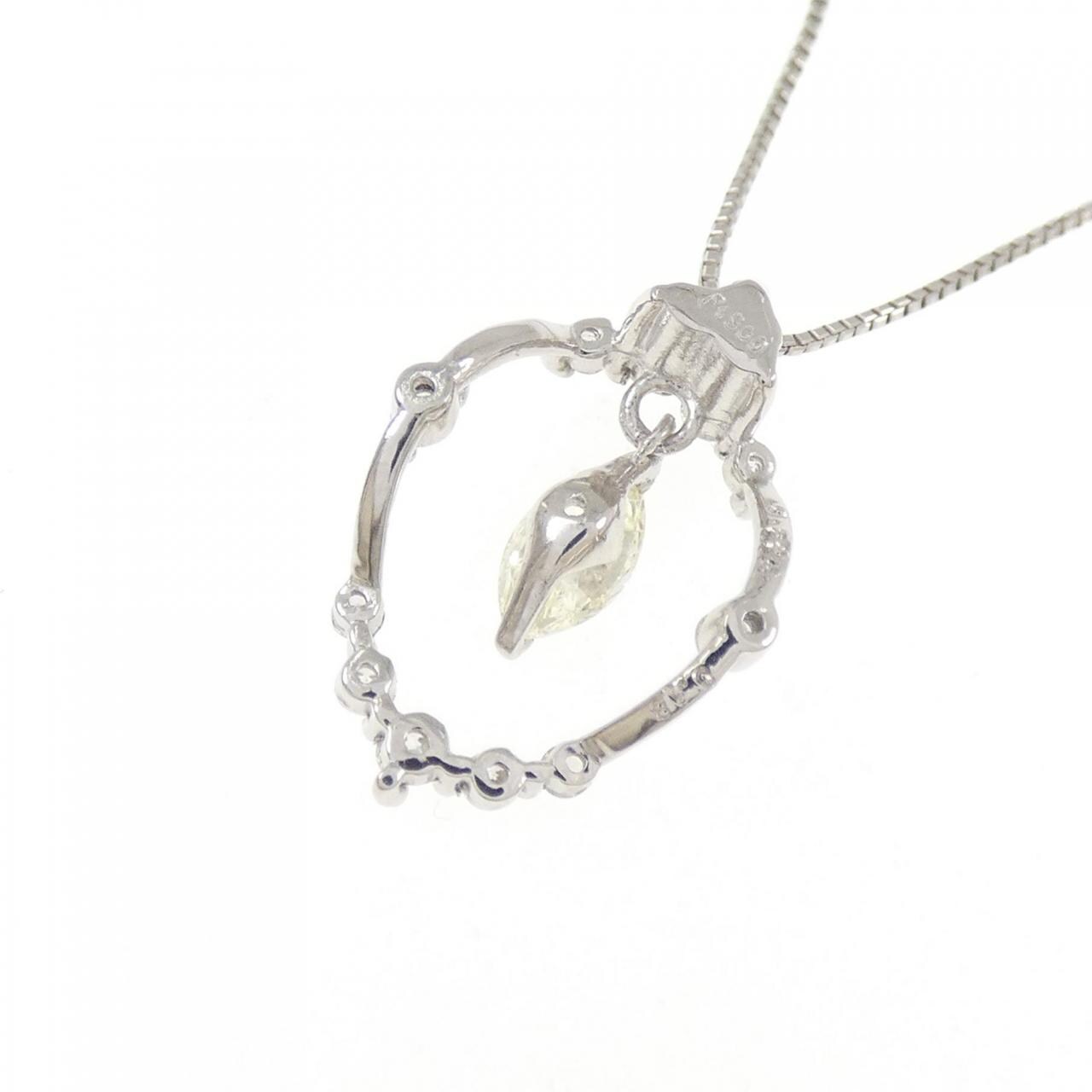 PT900/PT850 ダイヤモンド ネックレス 0.225CT