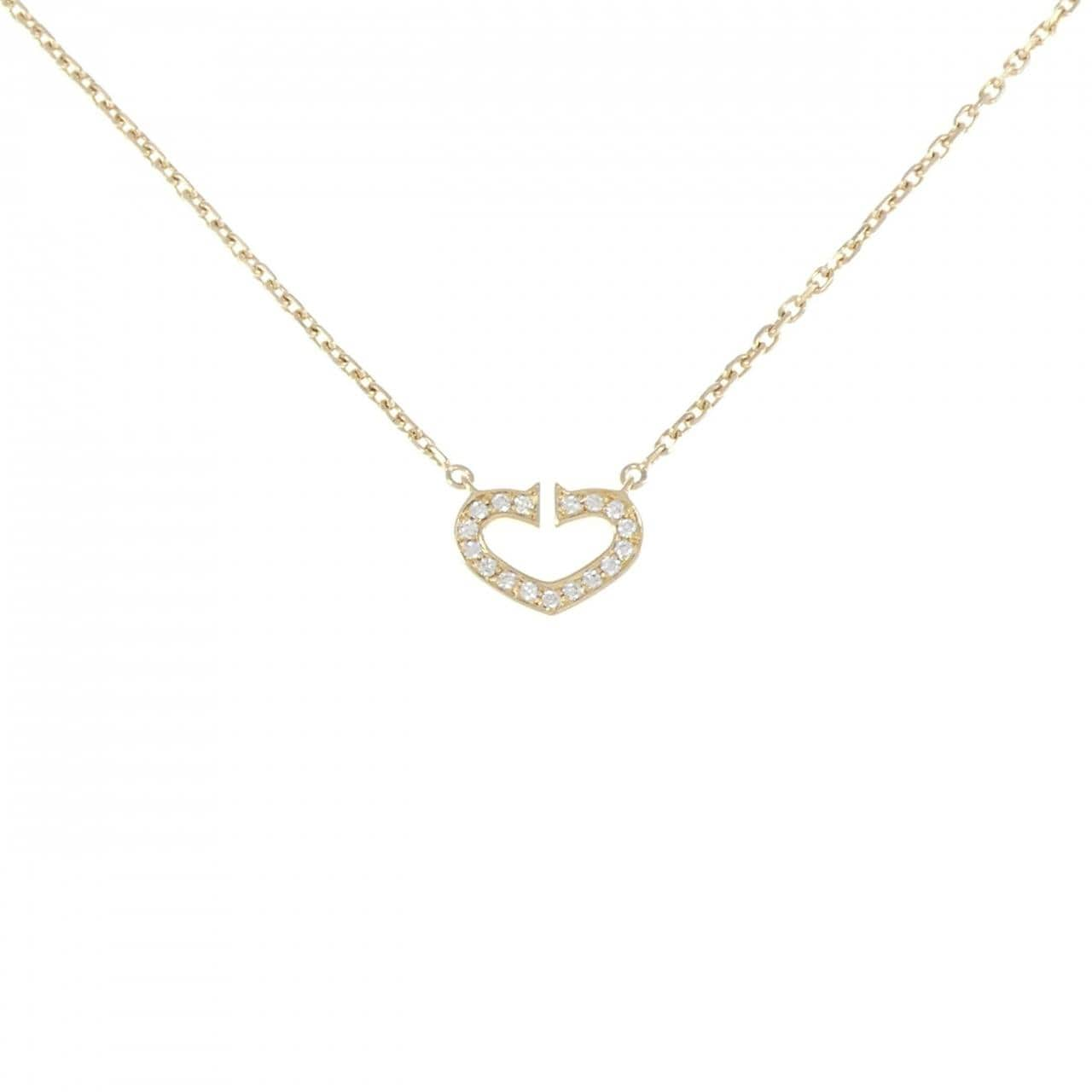 Cartier C heart necklace