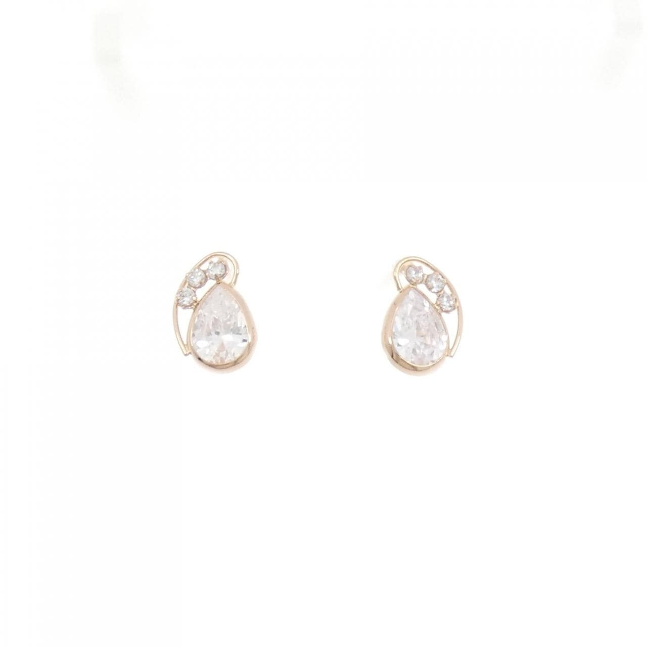 K10PG キュービック ピアス