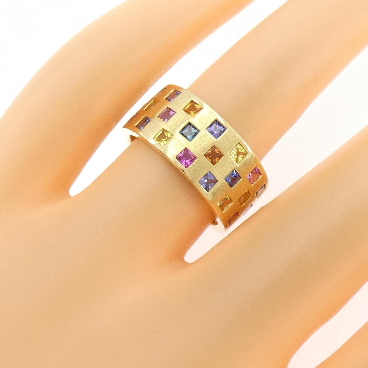 ジュネ サファイヤ リング 2.12CT