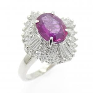 PT900 ルビー リング 1.522CT