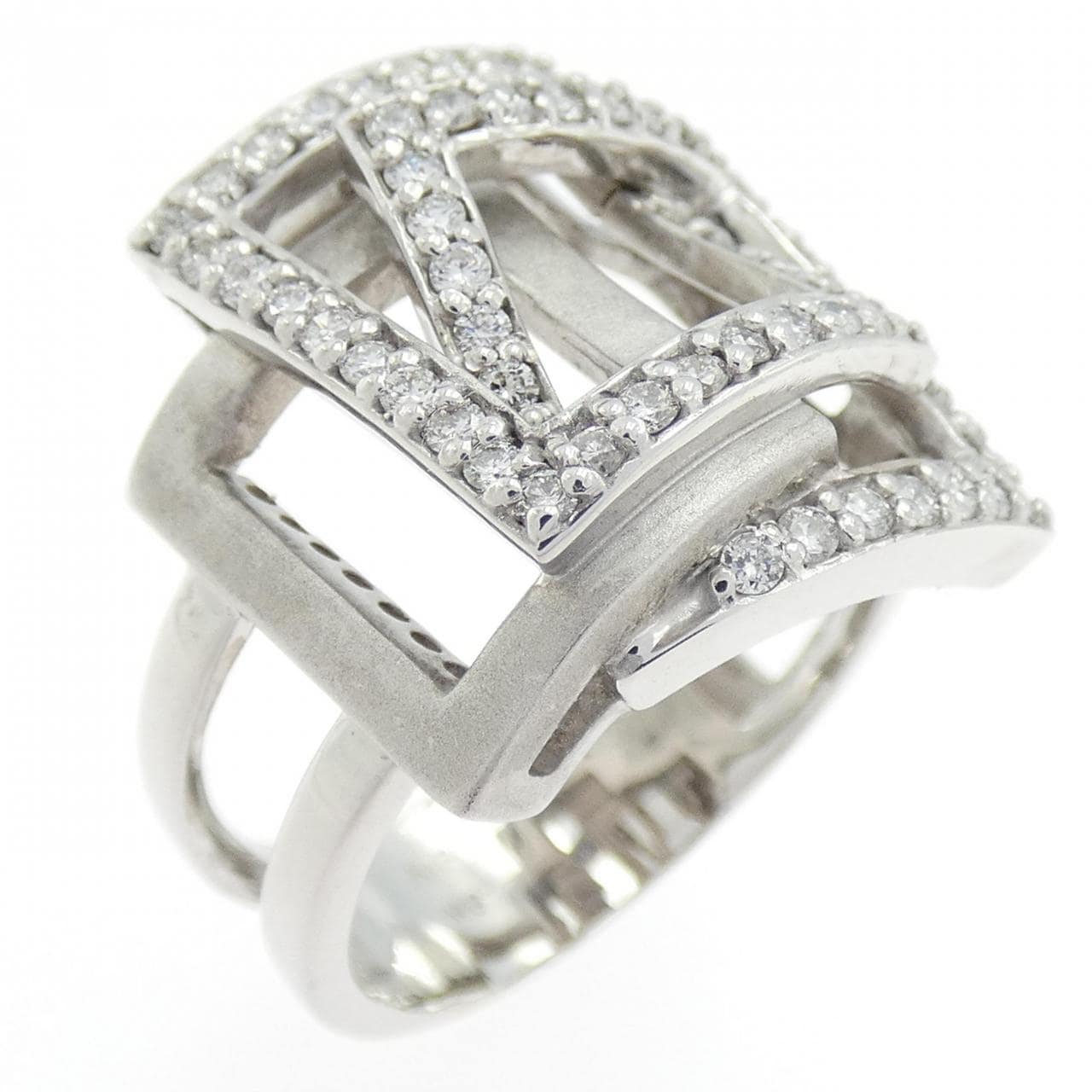 K18WG ダイヤモンド リング 0.60CT