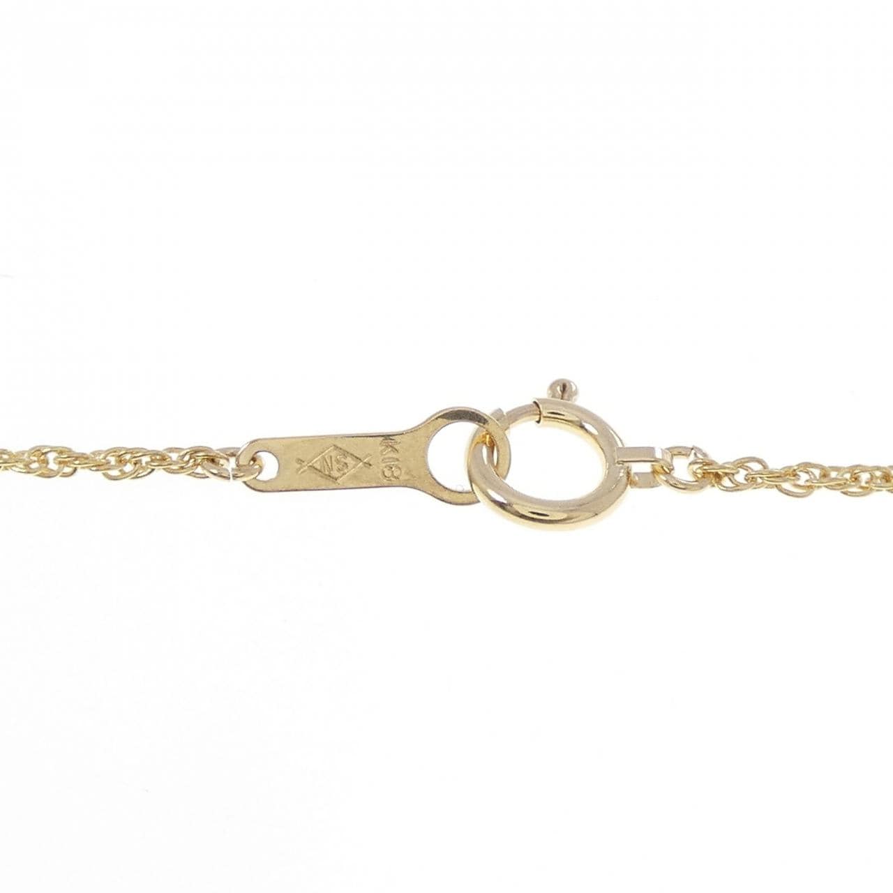 K18YG ルビー ネックレス 0.696CT