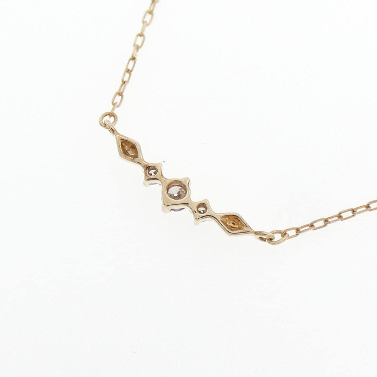 K10YG ダイヤモンド ネックレス