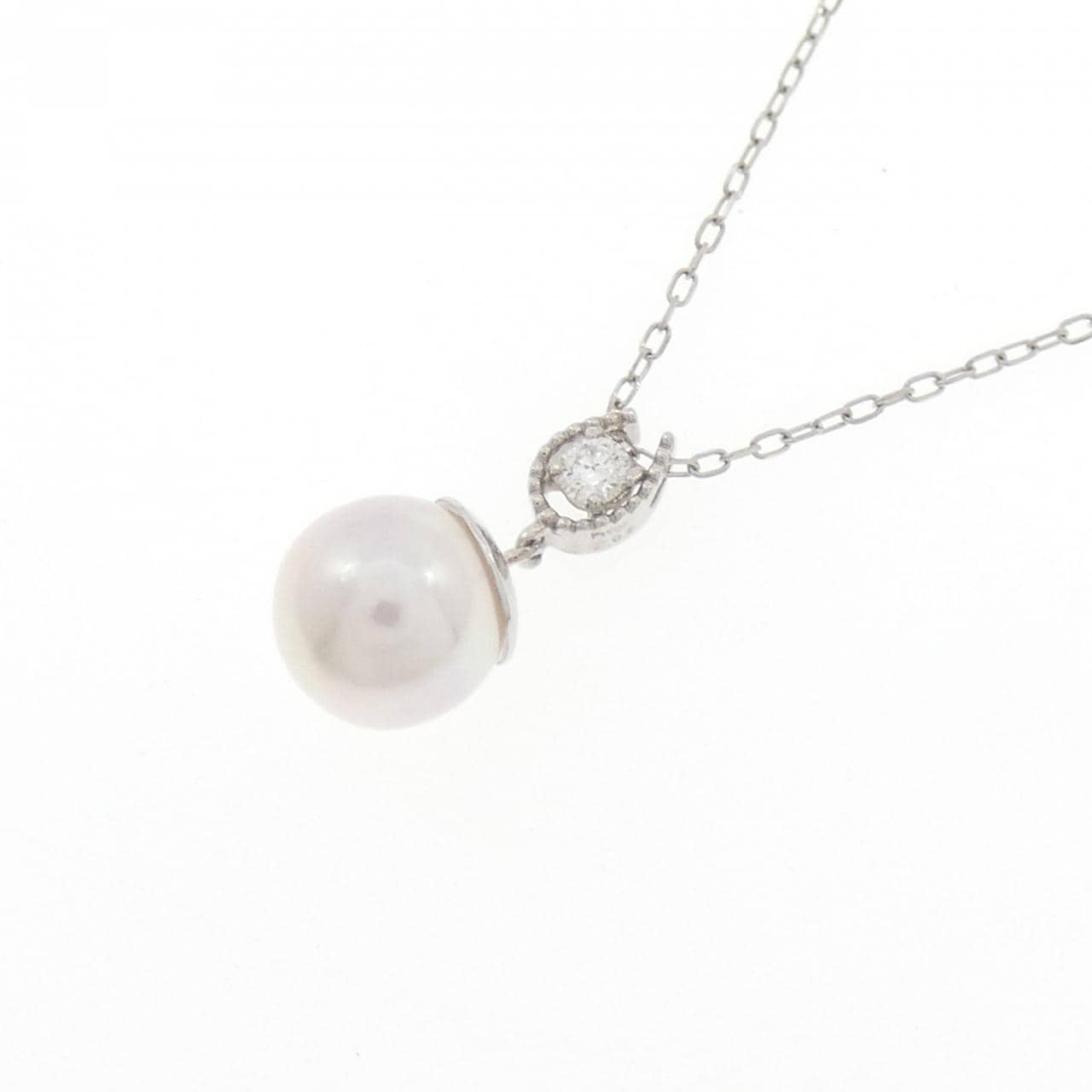 PT900/PT850 アコヤパール ネックレス 6.4mm