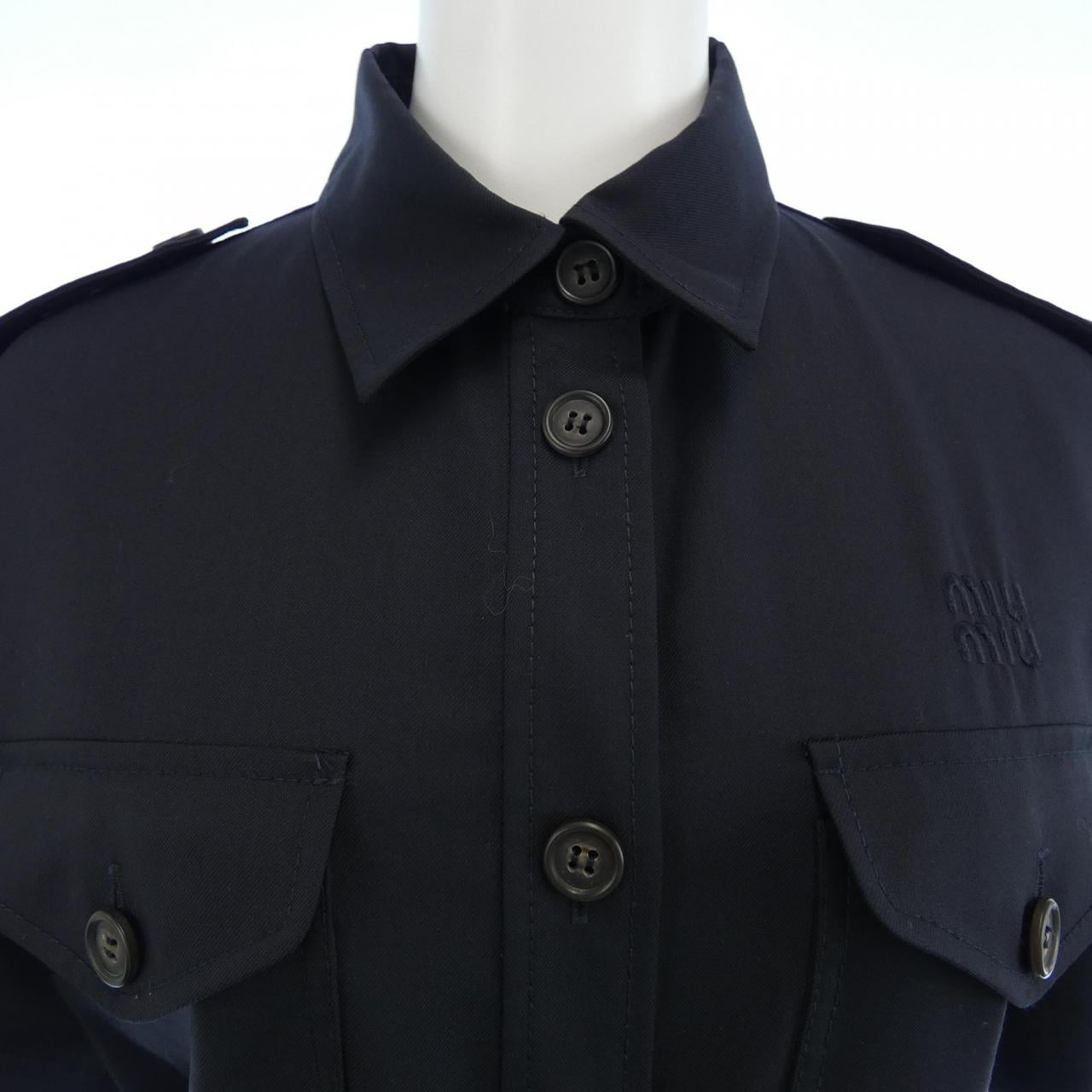 ミュウミュウ MIU MIU MILITARY DRESS DNA03G SOOO 1578 ワンピース