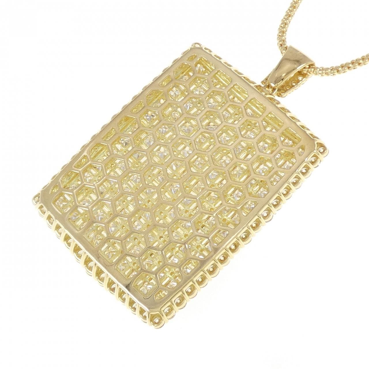 【新品】K18YG ダイヤモンド ネックレス 10.00CT