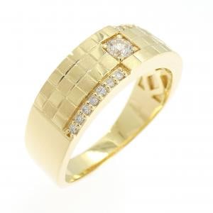 【新品】K18YG ダイヤモンド リング 0.21CT