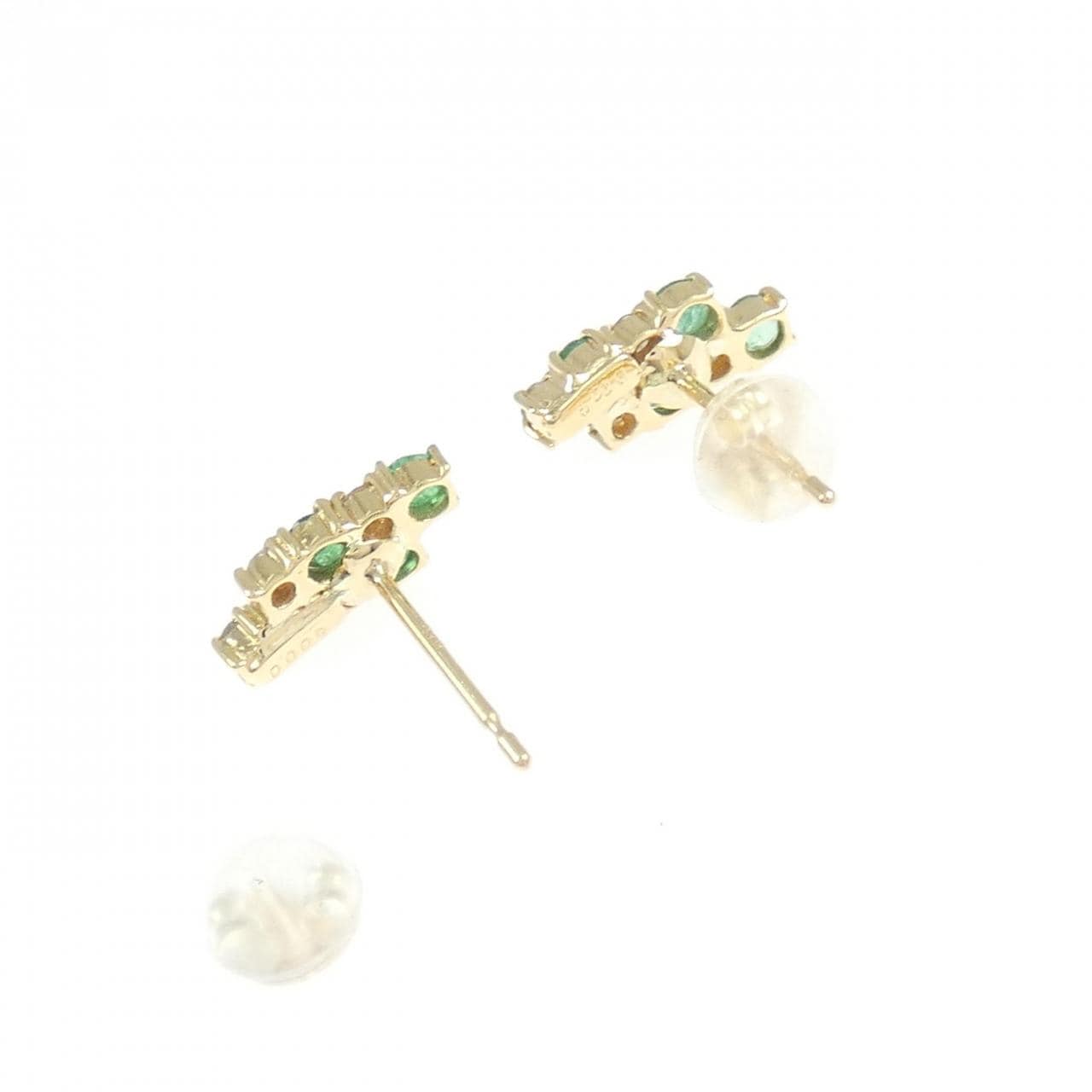 K18YG エメラルド ピアス